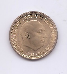 ESTADO ESPAÑOL (FRANCO) DEL AÑO 1953*62 DE 1 PESETA